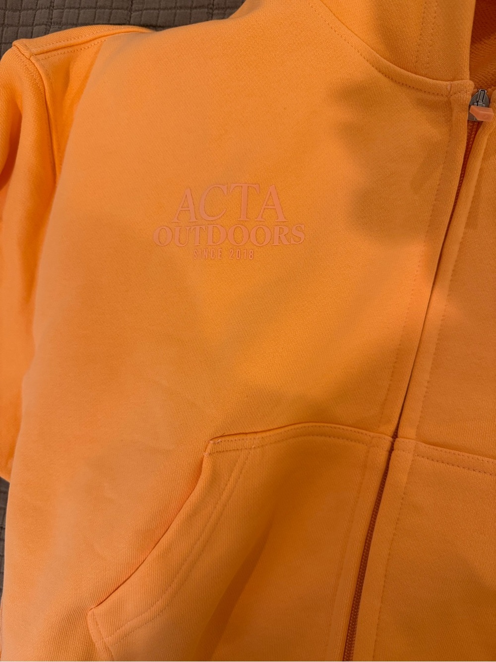 ACTA Set Peach Utility Zip Jacket and biker shorts - Picture 4 of 11